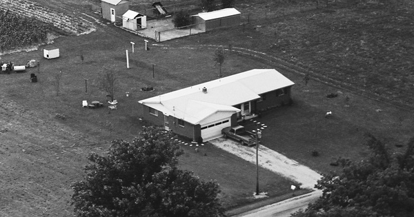 Vintage Aerial photo from 1970 in Hendricks County, IN