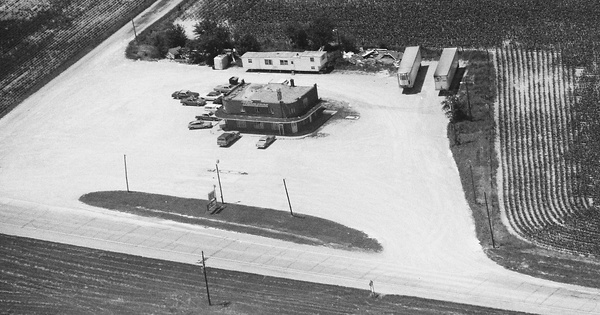 Vintage Aerial photo from 1990 in Hamilton County, IN