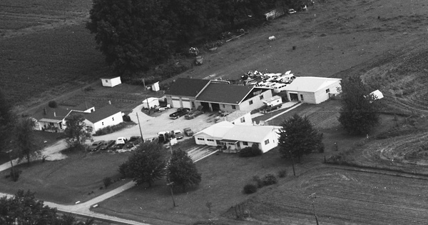 Vintage Aerial photo from 1973 in Greene County, IN