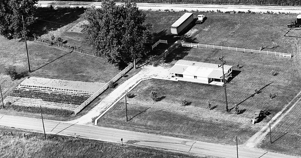 Vintage Aerial photo from 1970 in Johnson County, IN