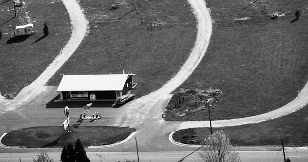 Vintage Aerial photo from 1983 in Manistee County, MI