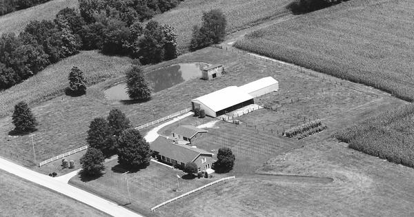 Vintage Aerial photo from 2004 in Warrick County, IN