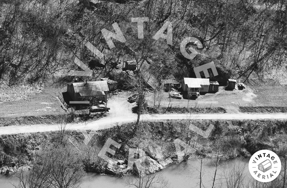 Vintage Aerial Kentucky Clay County 1987 17UCL16