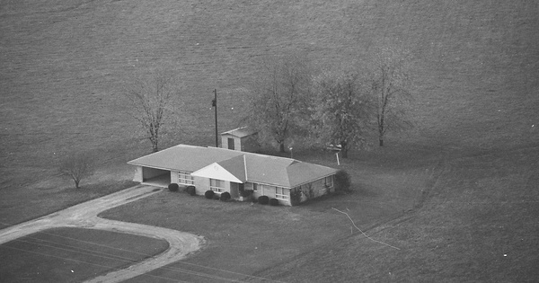 Vintage Aerial photo from 1978 in Butler County, KY