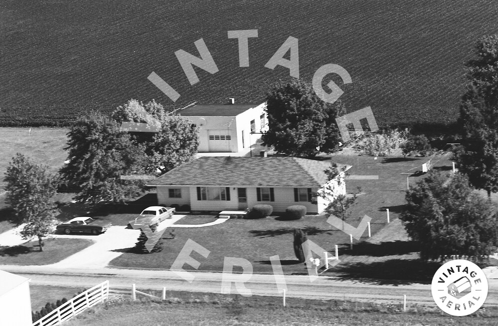 Vintage Aerial Indiana Tipton County 1977 6HTI21