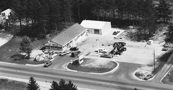 Vintage Aerial photo from 1983 in Missaukee County, MI