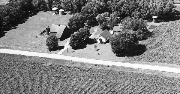 Vintage Aerial photo from 1976 in Martin County, MN