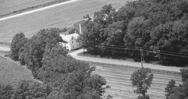 Vintage Aerial photo from 1988 in Worcester County, MD