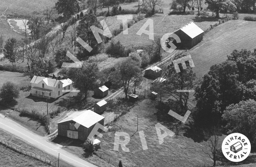 Vintage Aerial Kentucky Robertson County 1980 11SRO35