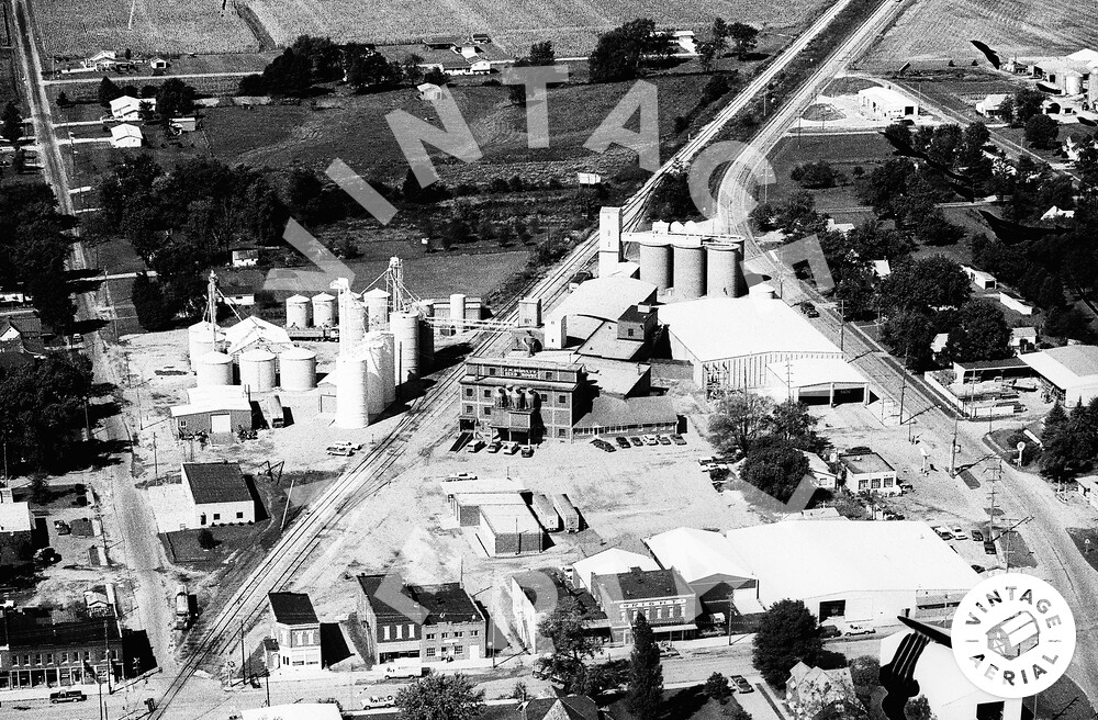 Vintage Aerial Illinois Effingham County 1981 13NEF13
