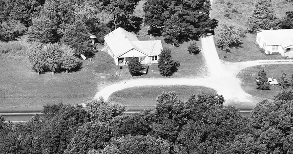 Vintage Aerial photo from 1988 in Madison County, AR