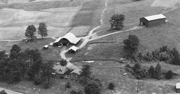 Vintage Aerial photo from 1982 in Mason County, WV