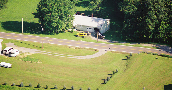 Vintage Aerial photo from 2000 in Lewis County, WV