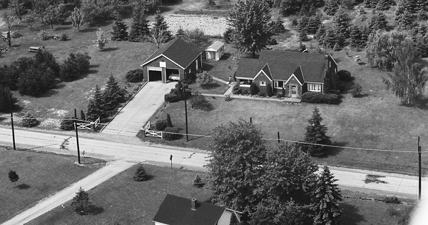 Vintage Aerial photo from 1966 in Beaver County, PA