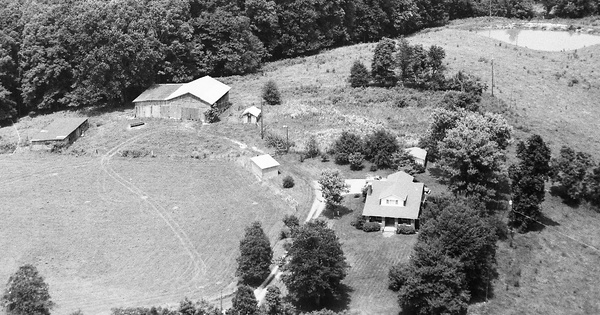 Vintage Aerial photo from 1992 in Claiborne County, TN