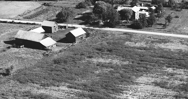 Vintage Aerial photo from 1988 in Monroe County, MI