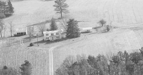 Vintage Aerial photo from 1985 in Essex County, VA