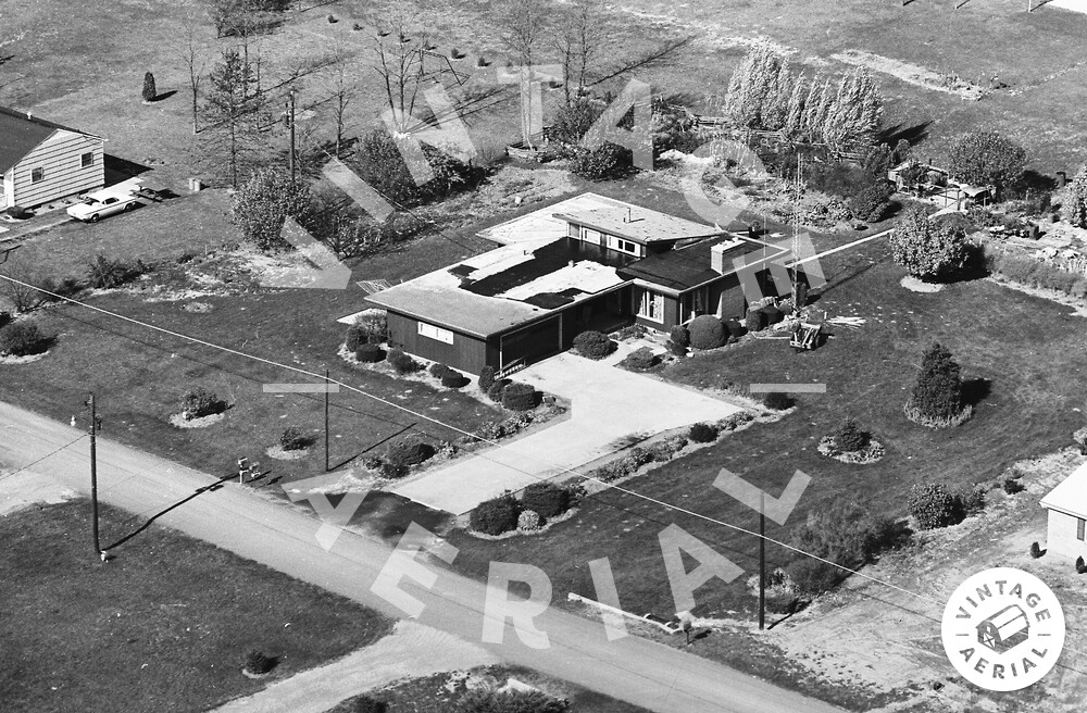 Vintage Aerial Ohio Allen County 1967 68CAL1