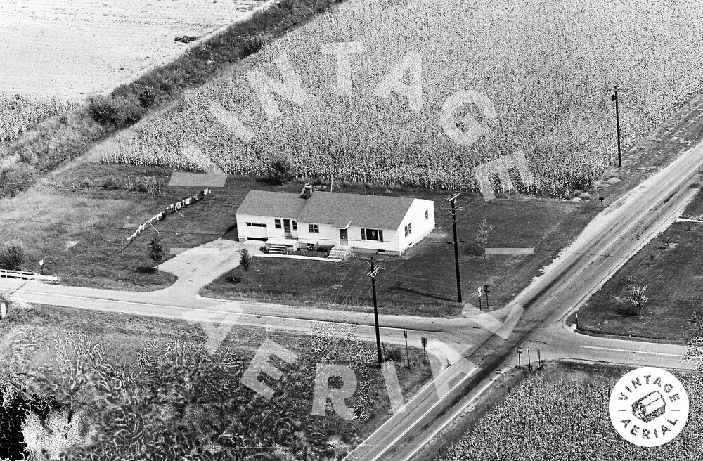 Vintage Aerial Ohio Miami County 1969 66MMI18