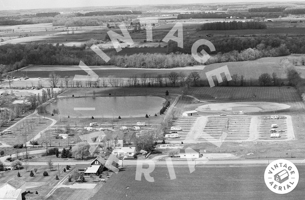 Vintage Aerial Ohio Hancock County 1981 8HHA1