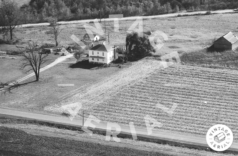 Vintage Aerial Ohio Wood County 1990 19ASWO19