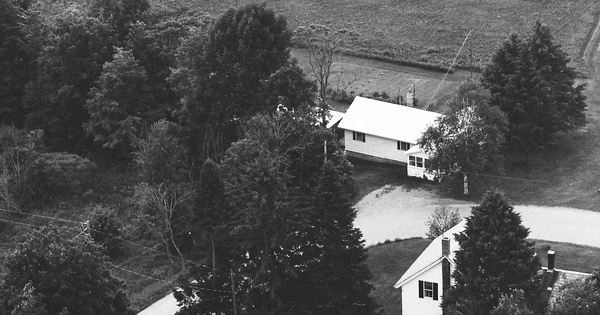 Vintage Aerial photo from 1989 in Essex County, NY