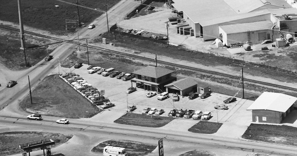 Vintage Aerial photo from 1991 in Dallas County, TX