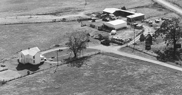 Vintage Aerial photo from 1980 in Pickaway County, OH