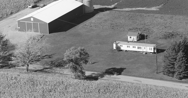Vintage Aerial photo from 1985 in Cayuga County, NY