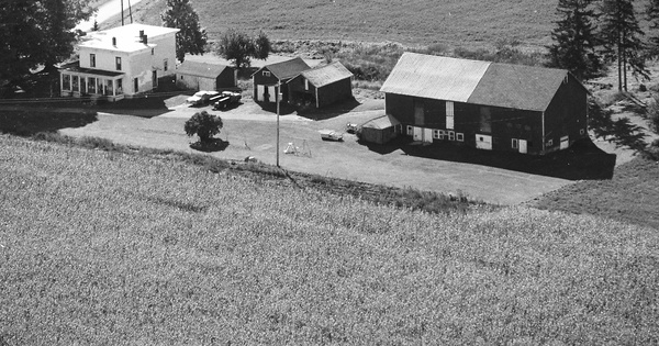 Vintage Aerial photo from 1985 in Cayuga County, NY