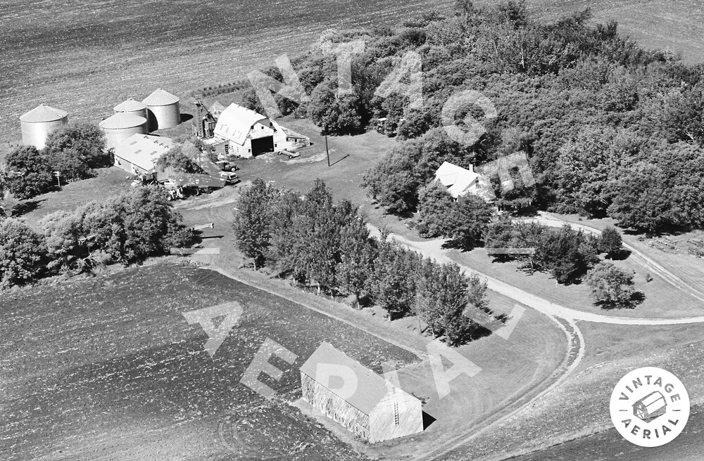 Vintage Aerial Minnesota Swift County 1981 4ASW29
