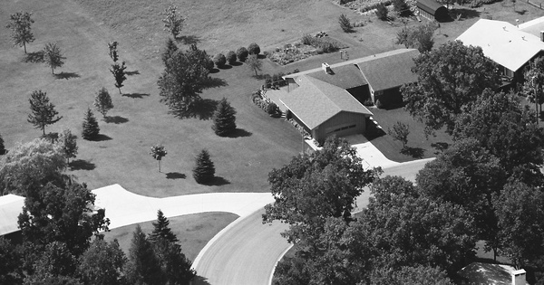 Vintage Aerial photo from 1986 in Todd County, MN