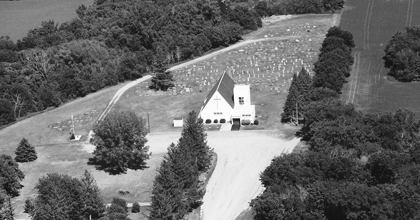 Vintage Aerial photo from 1989 in Swift County, MN