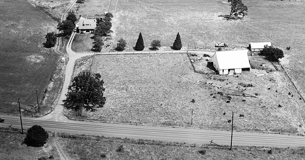 Vintage Aerial photo from 1968 in Linn County, OR