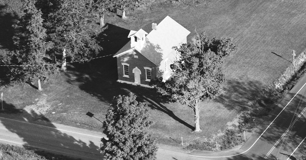 Vintage Aerial photo from 1985 in Yates County, NY