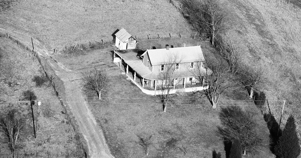 Vintage Aerial photo from 1989 in Greene County, TN