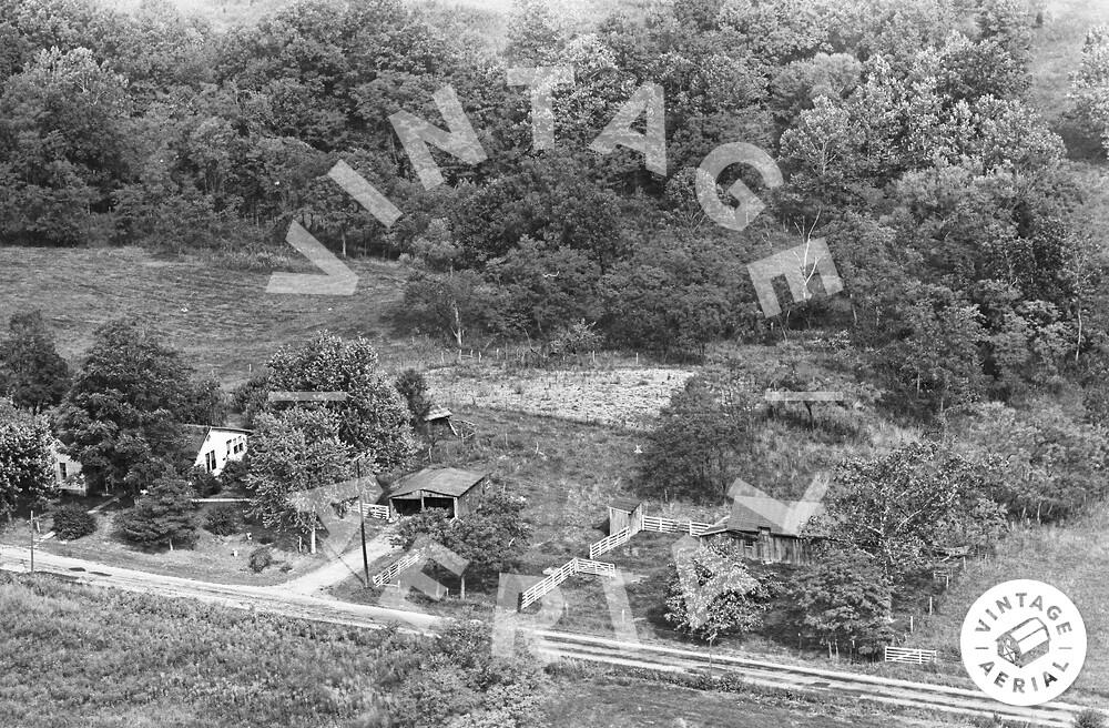 Vintage Aerial Ohio Ross County 1963 18DRO18