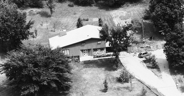Vintage Aerial photo from 1983 in McLean County, IL