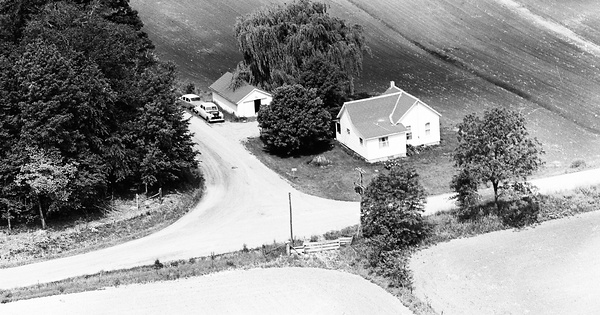 Vintage Aerial photo from 1967 in DeKalb County, IN