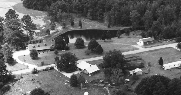 Vintage Aerial photo from 1993 in Coweta County, GA