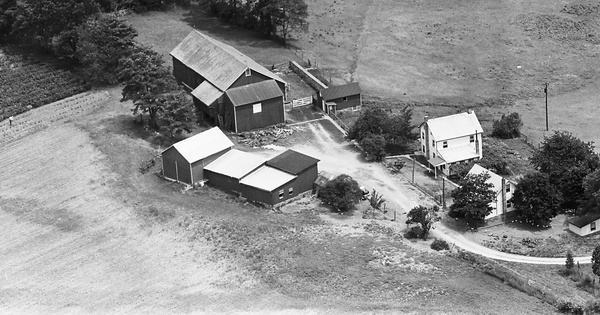 Vintage Aerial photo from 1963 in York County, PA