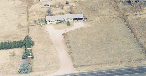 Vintage Aerial photo from 1995 in Gaines County, TX