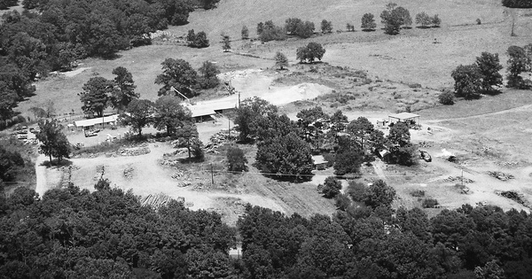 Vintage Aerial photo from 1993 in Nacogdoches County, TX