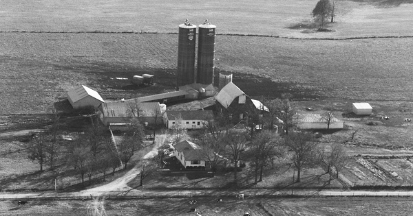 Vintage Aerial photo from 1981 in Barry County, MO