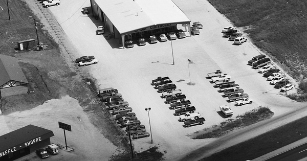 Vintage Aerial photo from 1986 in Grayson County, TX