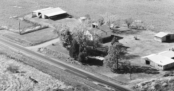 Vintage Aerial photo from 1980 in Franklin County, IL