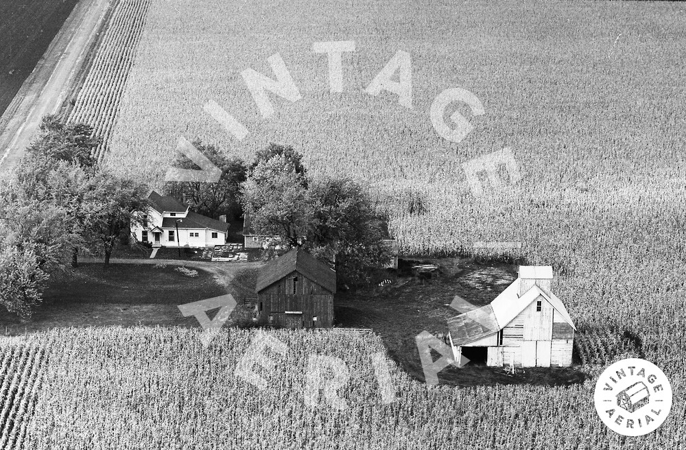 Vintage Aerial Indiana Benton County 1966 16BBE1