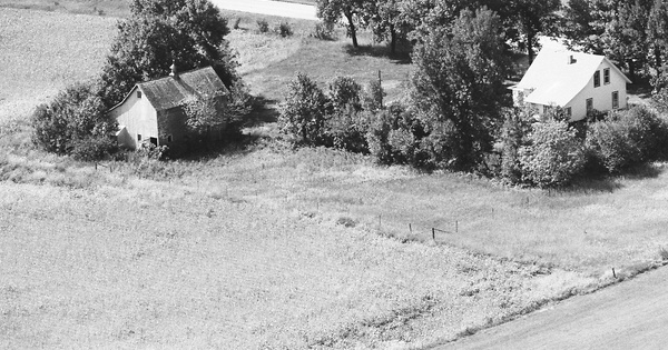 Vintage Aerial photo from 1988 in Franklin County, IA
