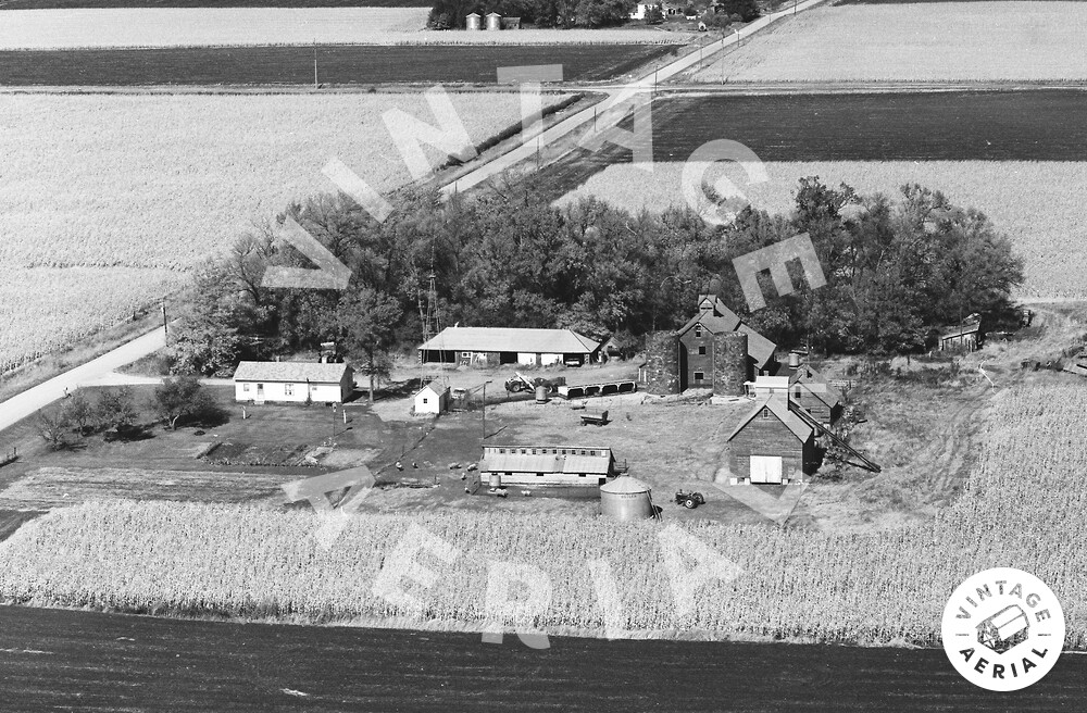 Vintage Aerial Iowa Wright County 1975 26MWR9