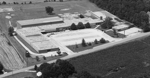 Vintage Aerial photo from 1989 in Vanderburgh County, IN